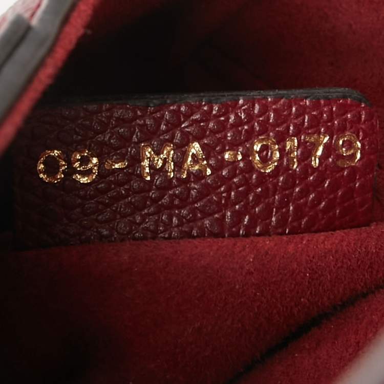 Pre Owned Dior Red Leather Mini Saddle Bag