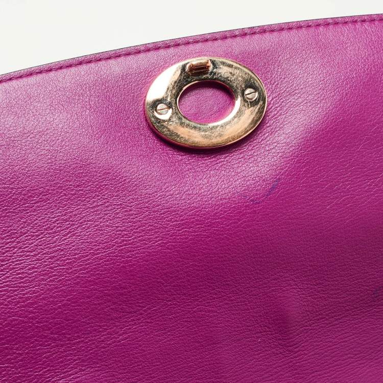 Pre Owned Dior Black Leather Small Be Dior Flap Top Handle Bag