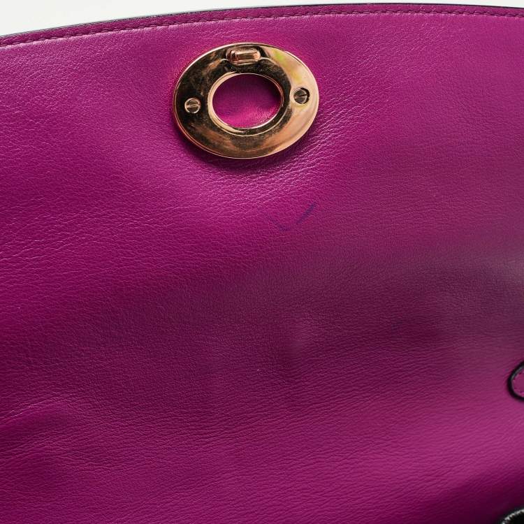 Pre Owned Dior Black Leather Small Be Dior Flap Top Handle Bag