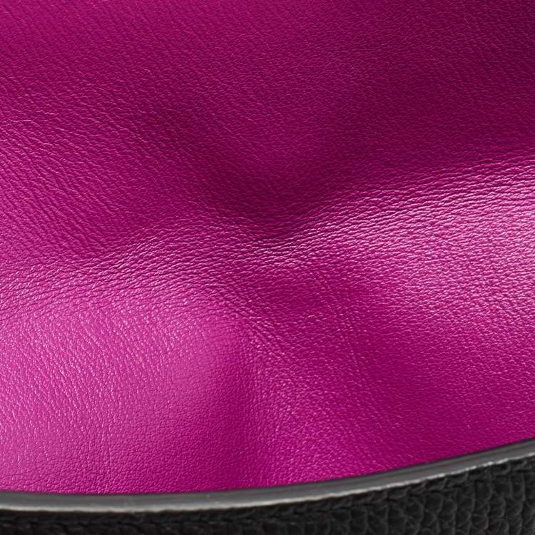 Pre Owned Dior Black Leather Small Be Dior Flap Top Handle Bag