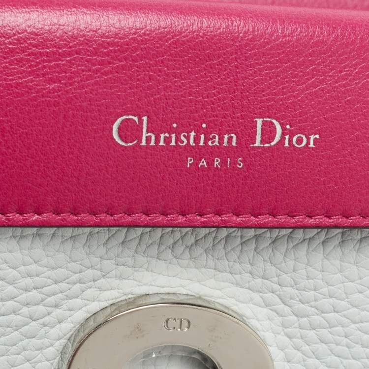 Pre Owned Dior Mint Green Leather Mini Be Dior Top Handle Bag