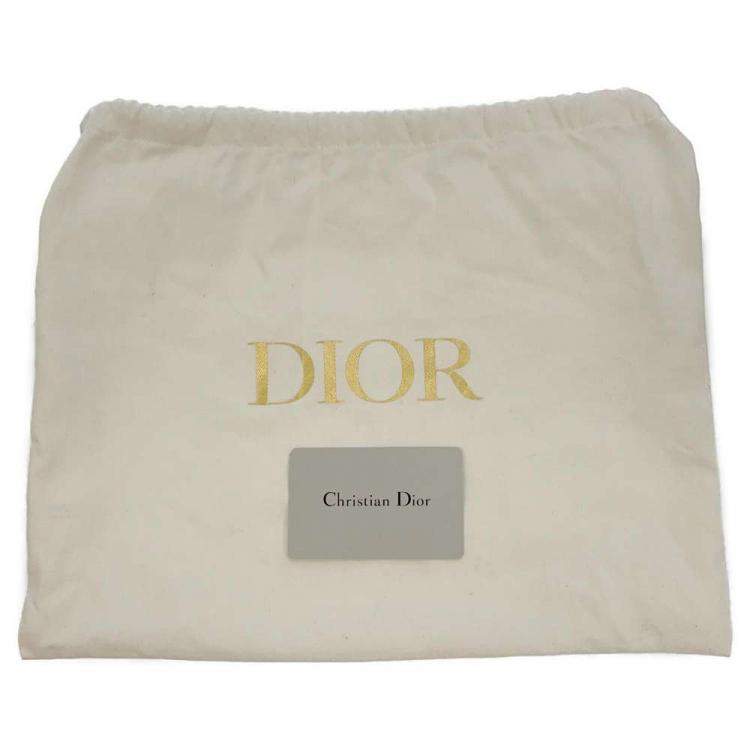 Pre Owned Dior Pink Leather Mini Saddle Bag