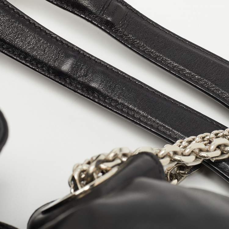 Pre Owned Dior Black Cannage Leather Le Trente Hobo