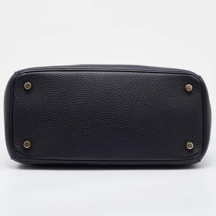 Pre Owned Dior Black Leather Small Be Dior Flap Top Handle Bag