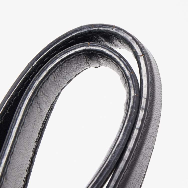 Pre Owned Dior Black Cannage Leather Le Trente Hobo