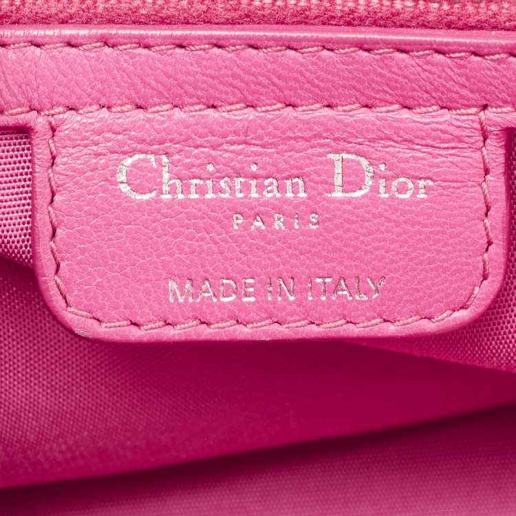 مملوكة مسبقًا Dior Pink Cannage Leather Le Trente Hobo