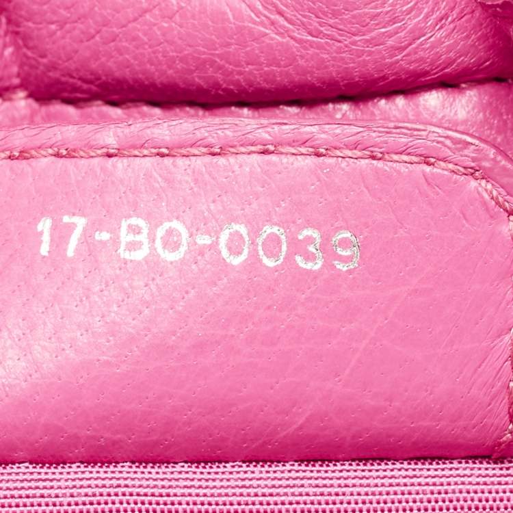 مملوكة مسبقًا Dior Pink Cannage Leather Le Trente Hobo