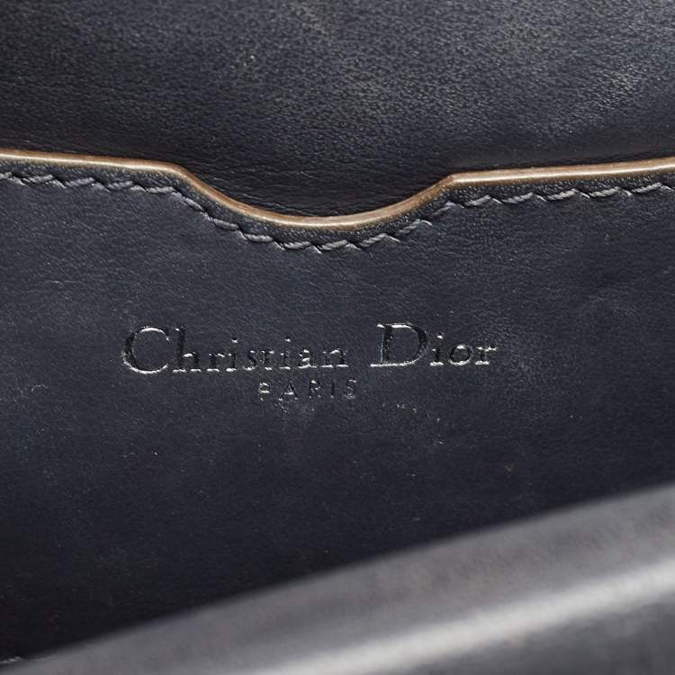 Pre Owned Dior Metallic Python Micro Be Dior Tote