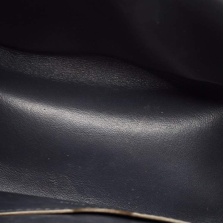 Pre Owned Dior Metallic Python Micro Be Dior Tote