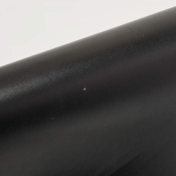 Pre Owned Dior Black Leather D-Fence Croisiere Wallet on Chain