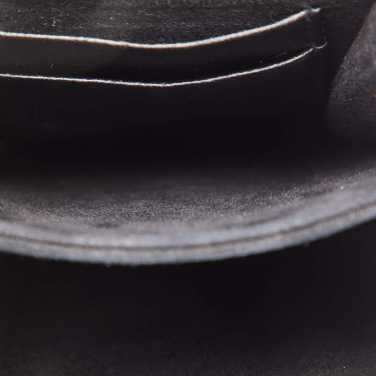 Pre Owned Dior Multicolor Leather Studded Diorama Vertical Chain Clutch