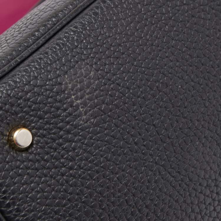Pre Owned Dior Black Leather Mini Be Dior Top Handle Bag
