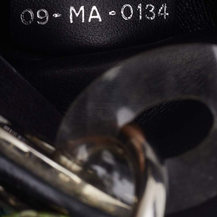 Pre Owned Dior Multicolor Python Medium Diorissimo Shopper Tote