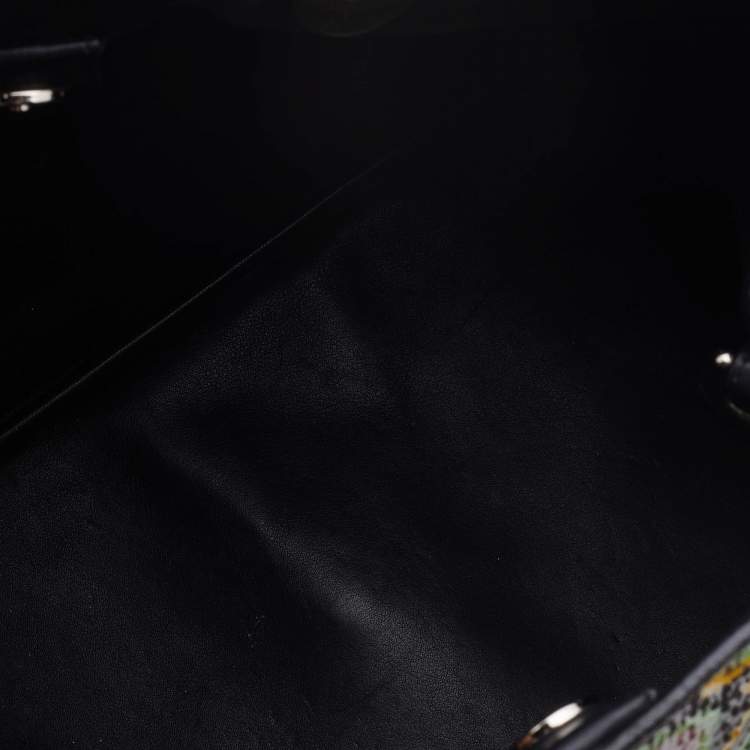 Pre Owned Dior Multicolor Python Medium Diorissimo Shopper Tote