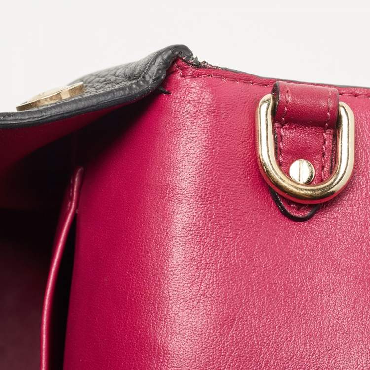 Pre Owned Dior Black Leather Mini Be Dior Top Handle Bag