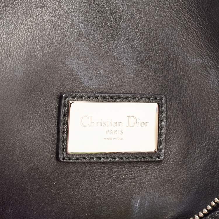 Pre Owned Dior Multicolor Camouflage Canvas Anselm Boston Bag