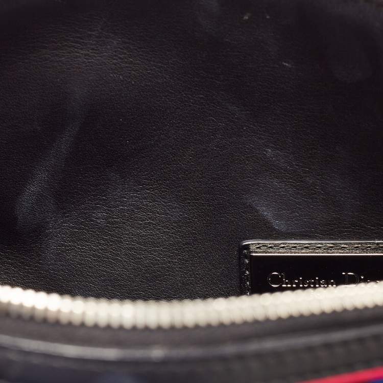 Pre Owned Dior Multicolor Camouflage Canvas Anselm Boston Bag