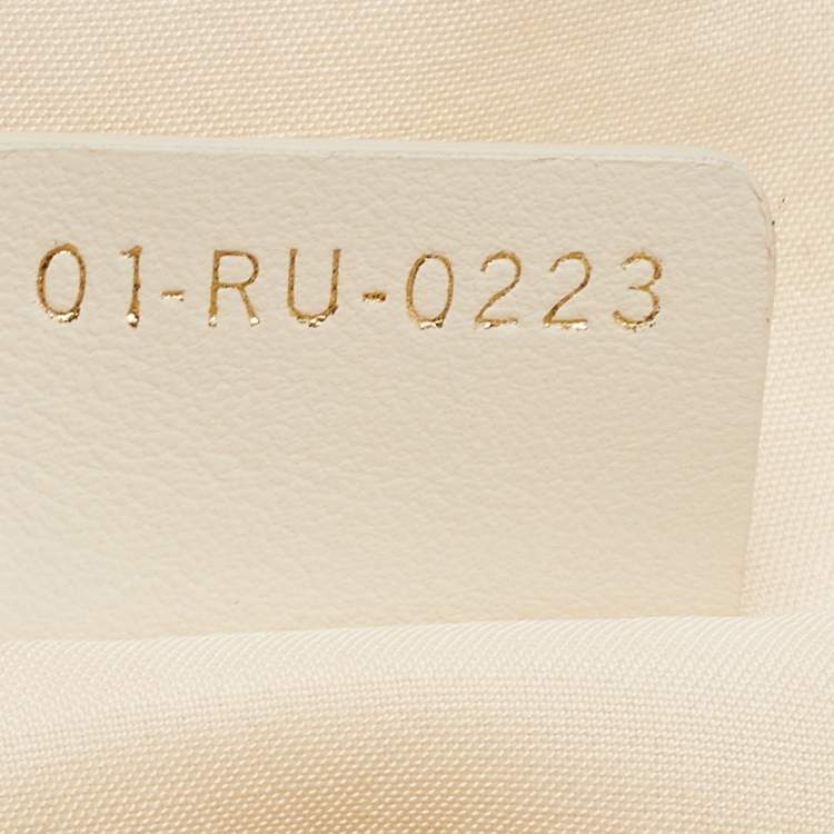 Pre Owned Dior Dusty Ivory Cannage Dream Bucket Bag