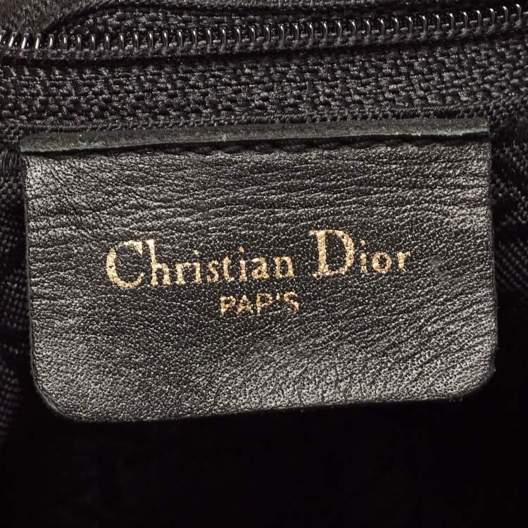 Pre Owned Dior Red Cannage Nylon Mini Drawstring Backpack