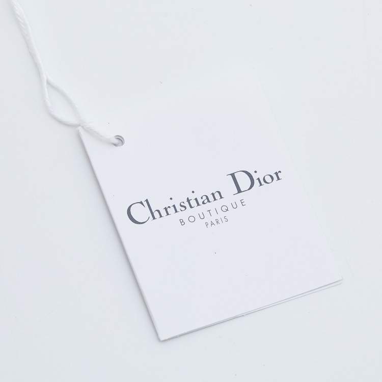 Pre Owned Dior Beige Patent Leather Diorama Wallet on Chain