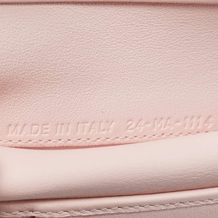 Pre Owned Dior Cream Cannage Patent Leather Lady Dior Flap Wallet