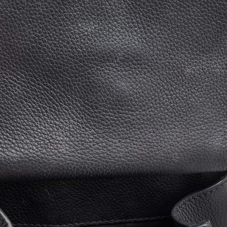 Pre Owned Dior Black Leather Gallop Backpack