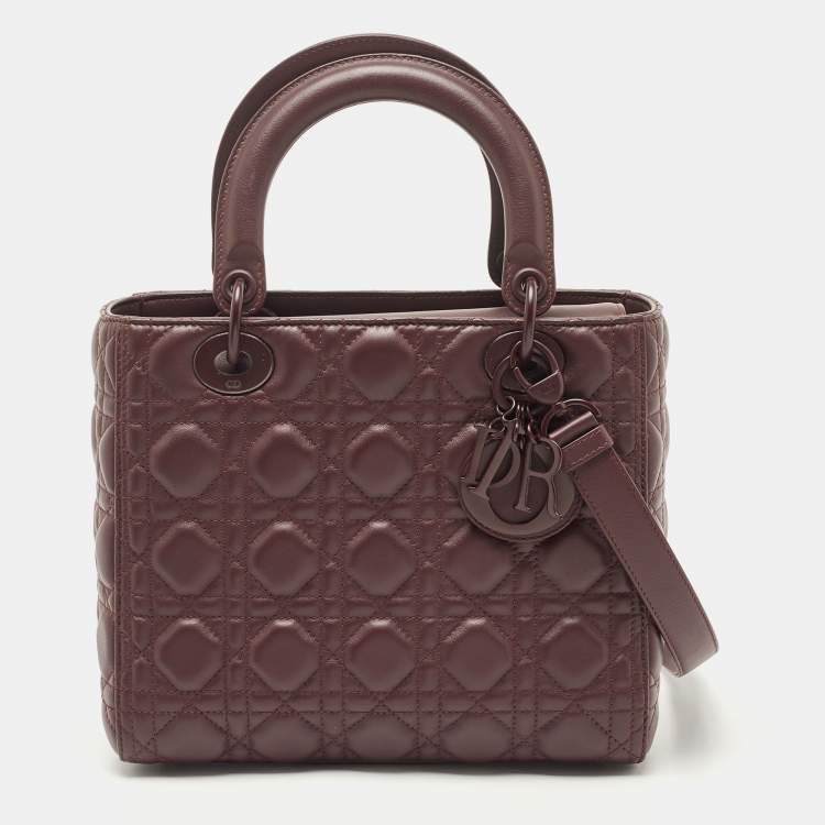 Lady dior hot sale matte bag