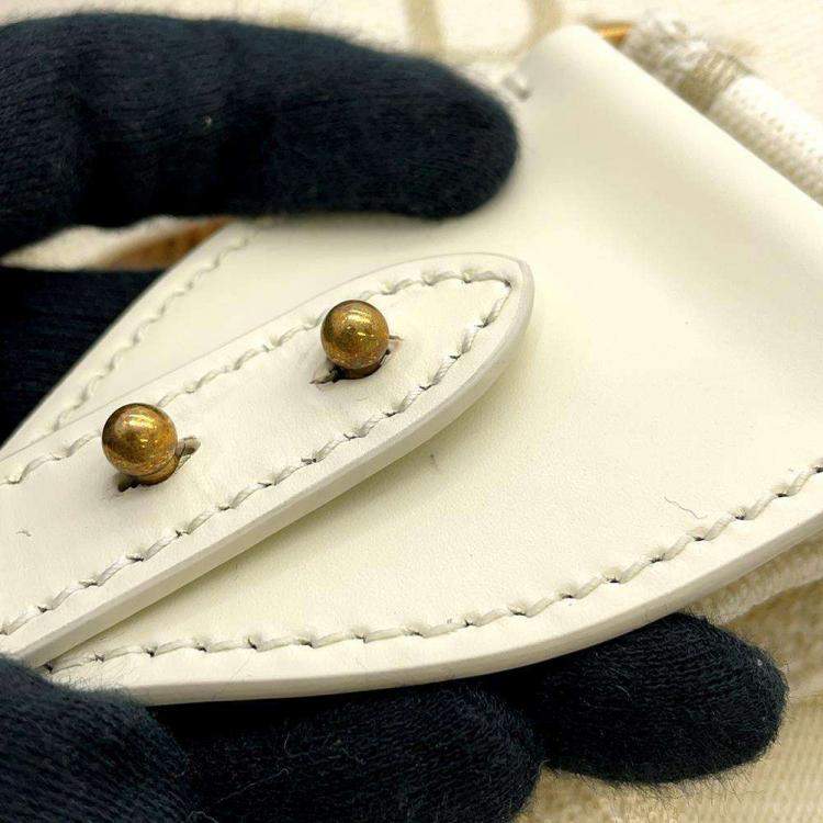 Pre Owned Dior Wicker & Oblique Medium Lady Dior Bag 