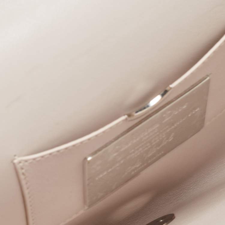 Pre Owned Dior Beige Leather Andy Warhol Clutch