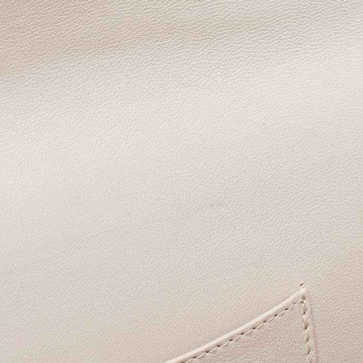 Pre Owned Dior Beige Leather Andy Warhol Clutch