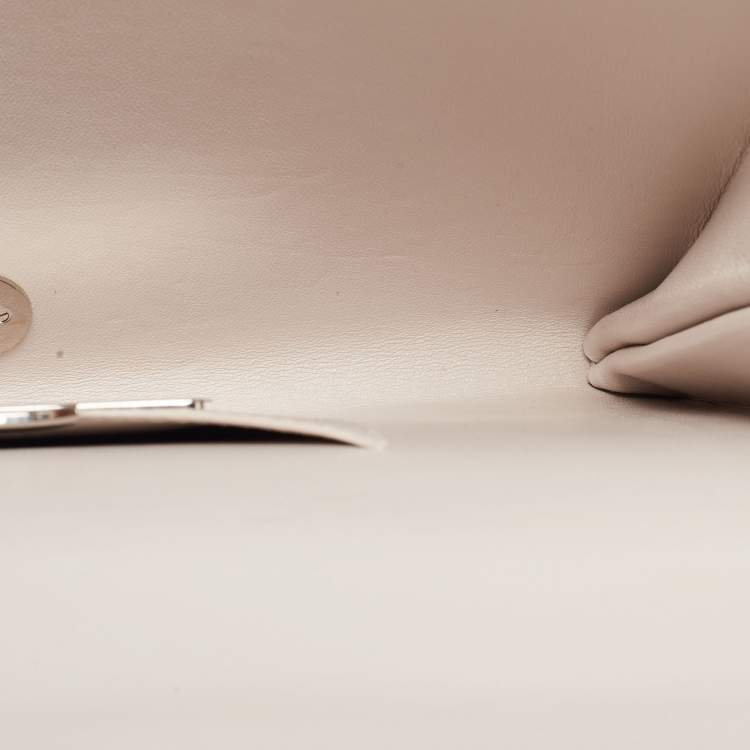 Pre Owned Dior Beige Leather Andy Warhol Clutch