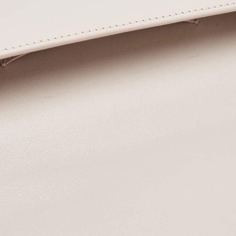 Pre Owned Dior Beige Leather Andy Warhol Clutch