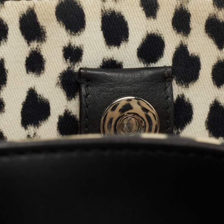 Pre Owned Dior Tri Color Leather and Snakeskin Medium Diorissimo Shopper Tote