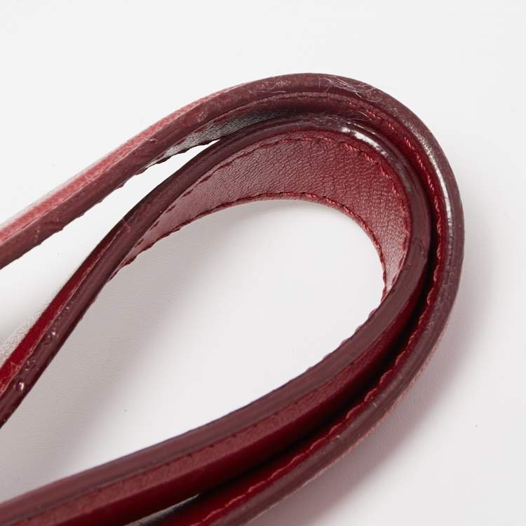 Pre Owned Dior Red Cannage Leather Le Trente Hobo