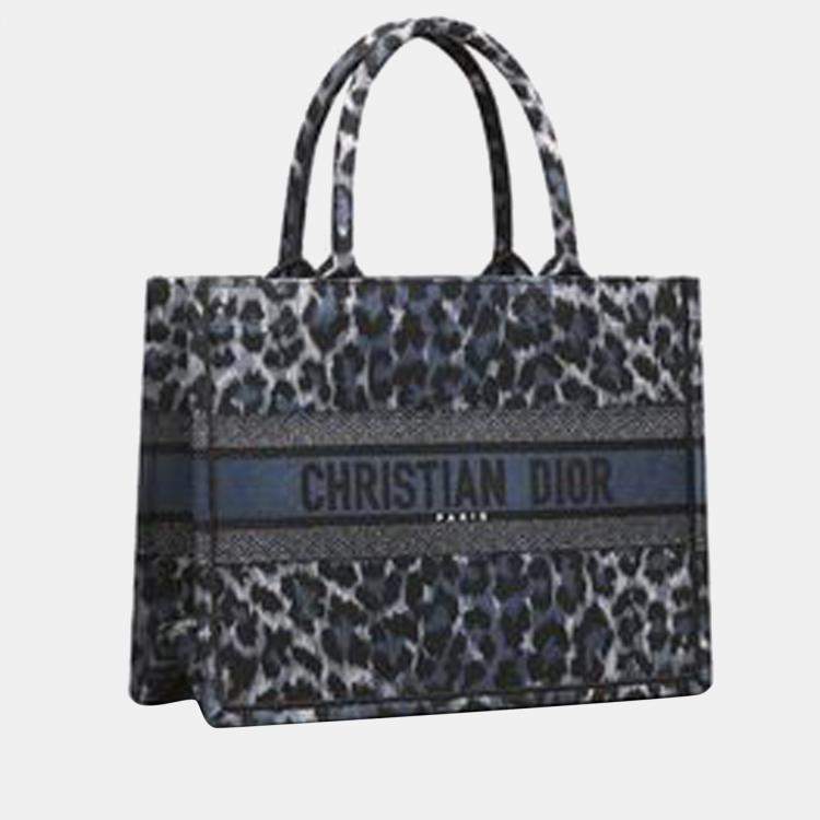 REP 1:1] Christian Dior Medium Dior Book Tote Bag Blue For Women 14in/36cm  CD M1296ZRIW_M928 - Clothingta
