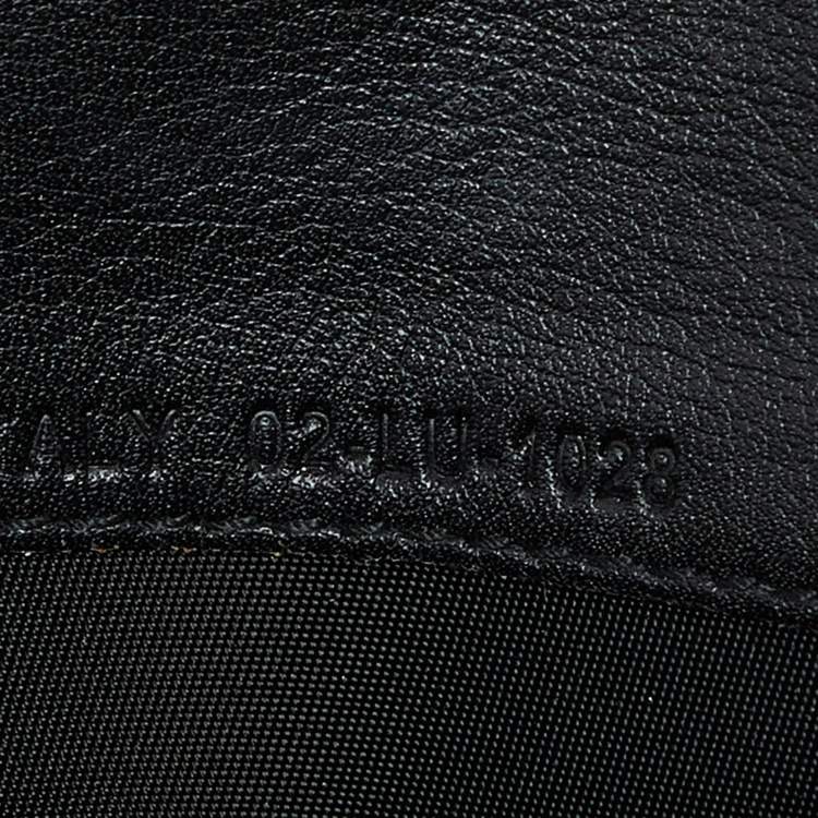 Pre Owned Dior Black Leather Flap Continental Wallet