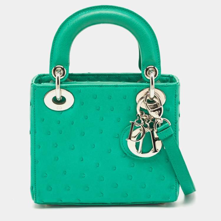 Lady dior green bag best sale