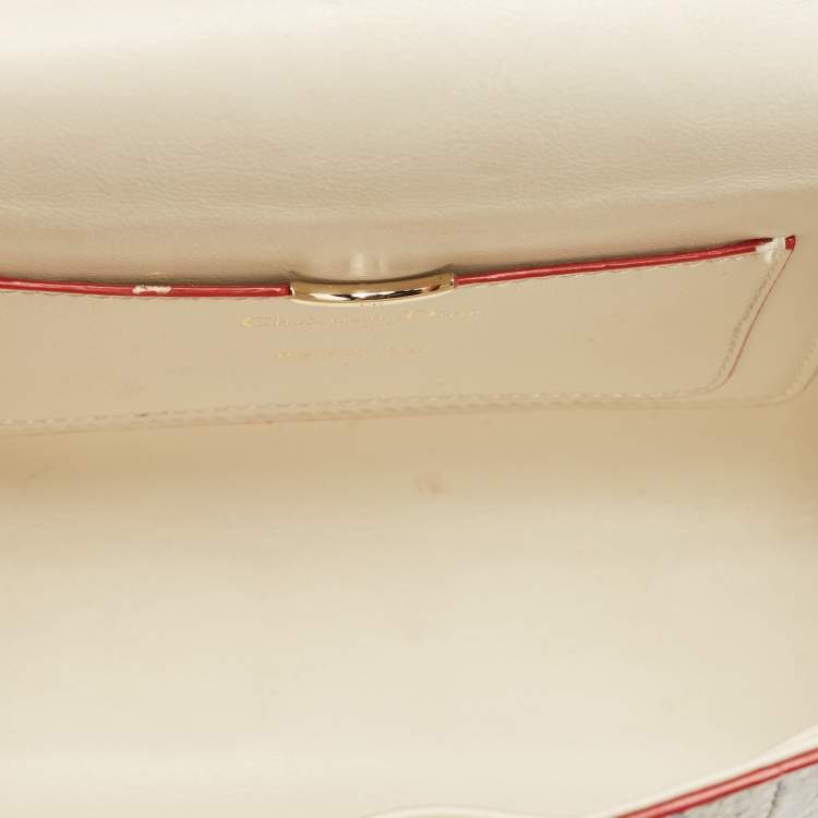مملوكة مسبقًا Dior Multicolor Watersnake Leather Mini Diorever Top Handle Bag