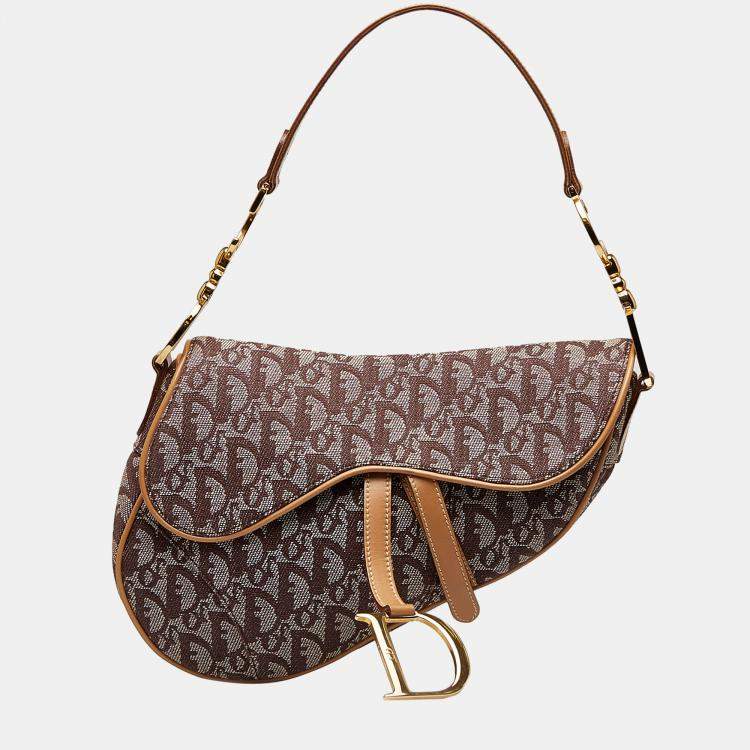 Dior Saddle Monogram Canvas Bag