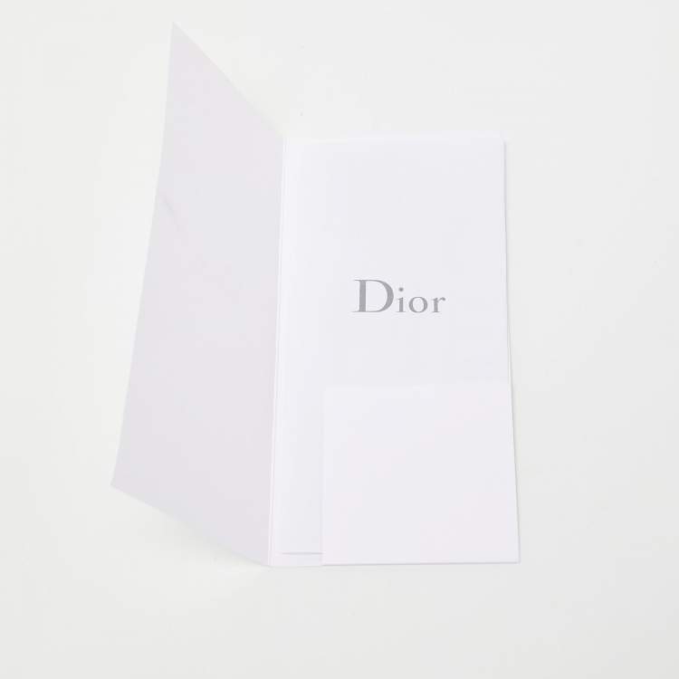 Pre Owned Dior Black Cannage Patent Leather Lady Dior Card Holder