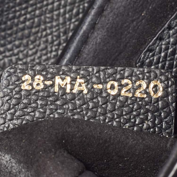 Pre Owned Dior Black Leather Mini Saddle Bag