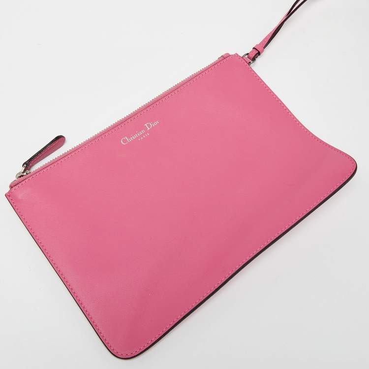 Pre Owned Dior Tri Color Leather Medium Diorissimo Shopper Tote