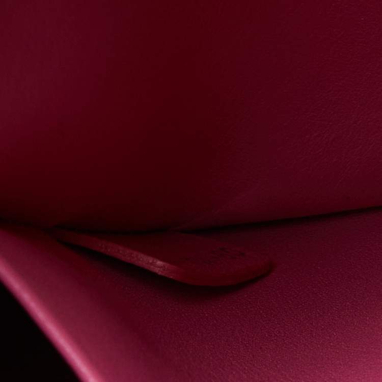 Pre Owned Dior Tri Color Leather Medium Diorissimo Shopper Tote