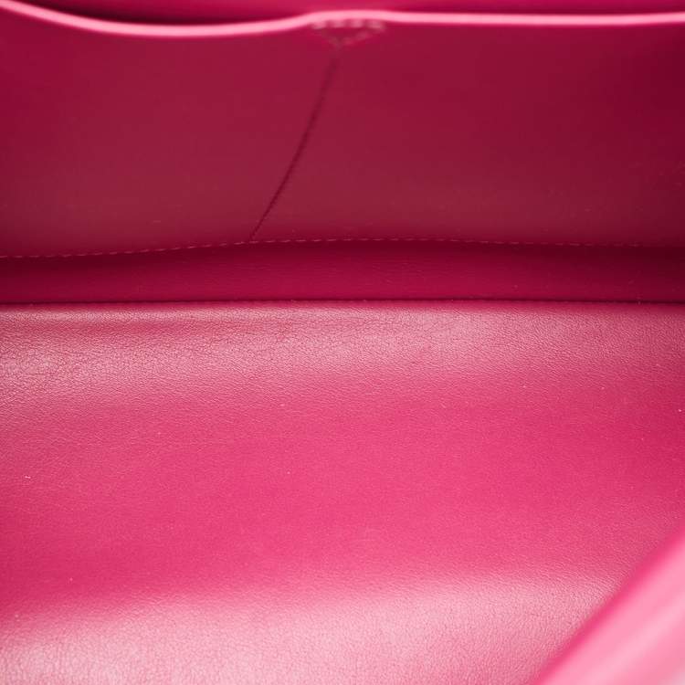 Pre Owned Dior Black Leather Mini Be Dior Top Handle Bag