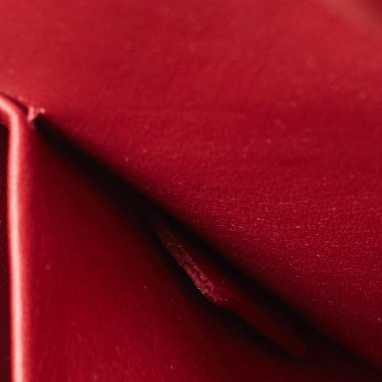 Pre Owned Dior Red Leather Large Diorever Top Handle Bag