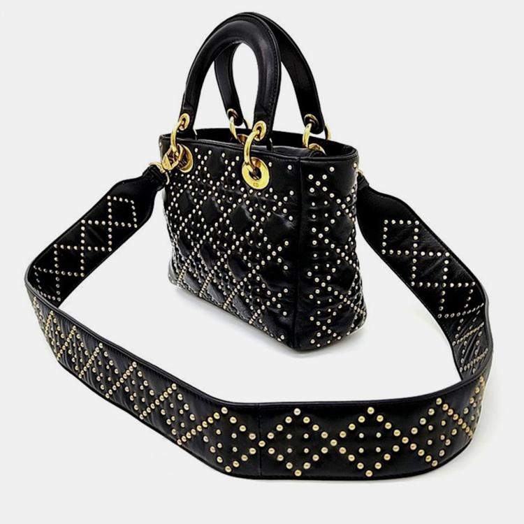 Christian dior studded on sale bag