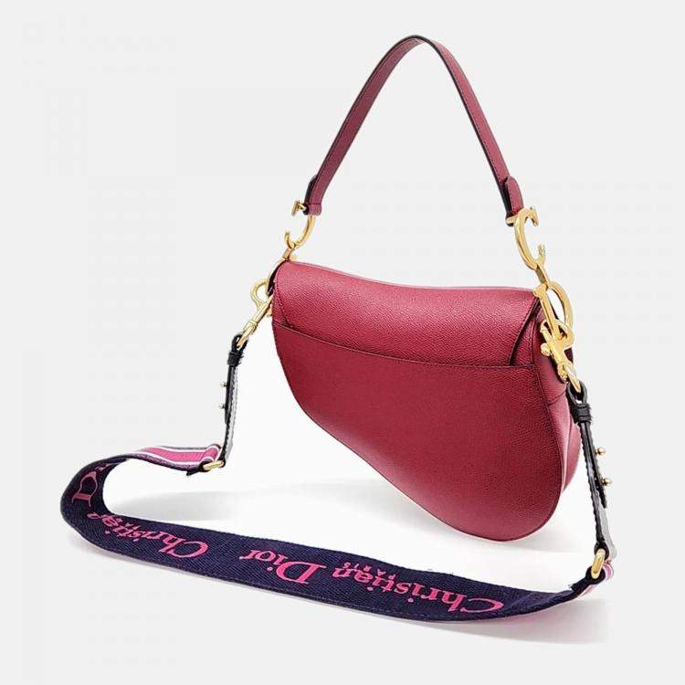 Dior saddle bag shoulder clearance strap