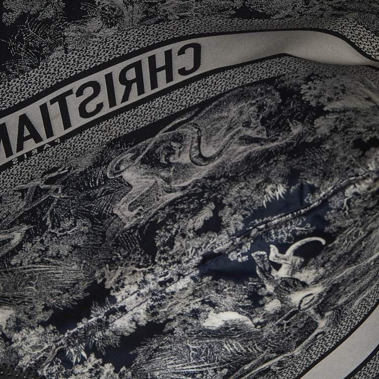 Pre Owned Dior Blue Technical Fabric Diortravel Zipped Pouch