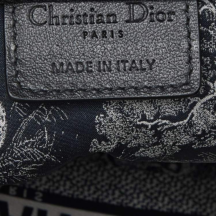 Pre Owned Dior Blue Technical Fabric Diortravel Zipped Pouch