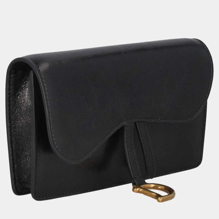 Dior Women's Saddle Bag with Strap - Black One-Size